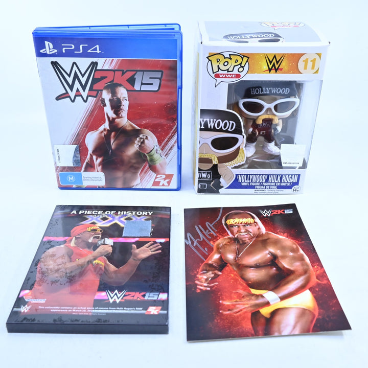 WWE 2K15 Hulkamania Edition - Sony Playstation 4 / PS4 Game - MINT DISC!