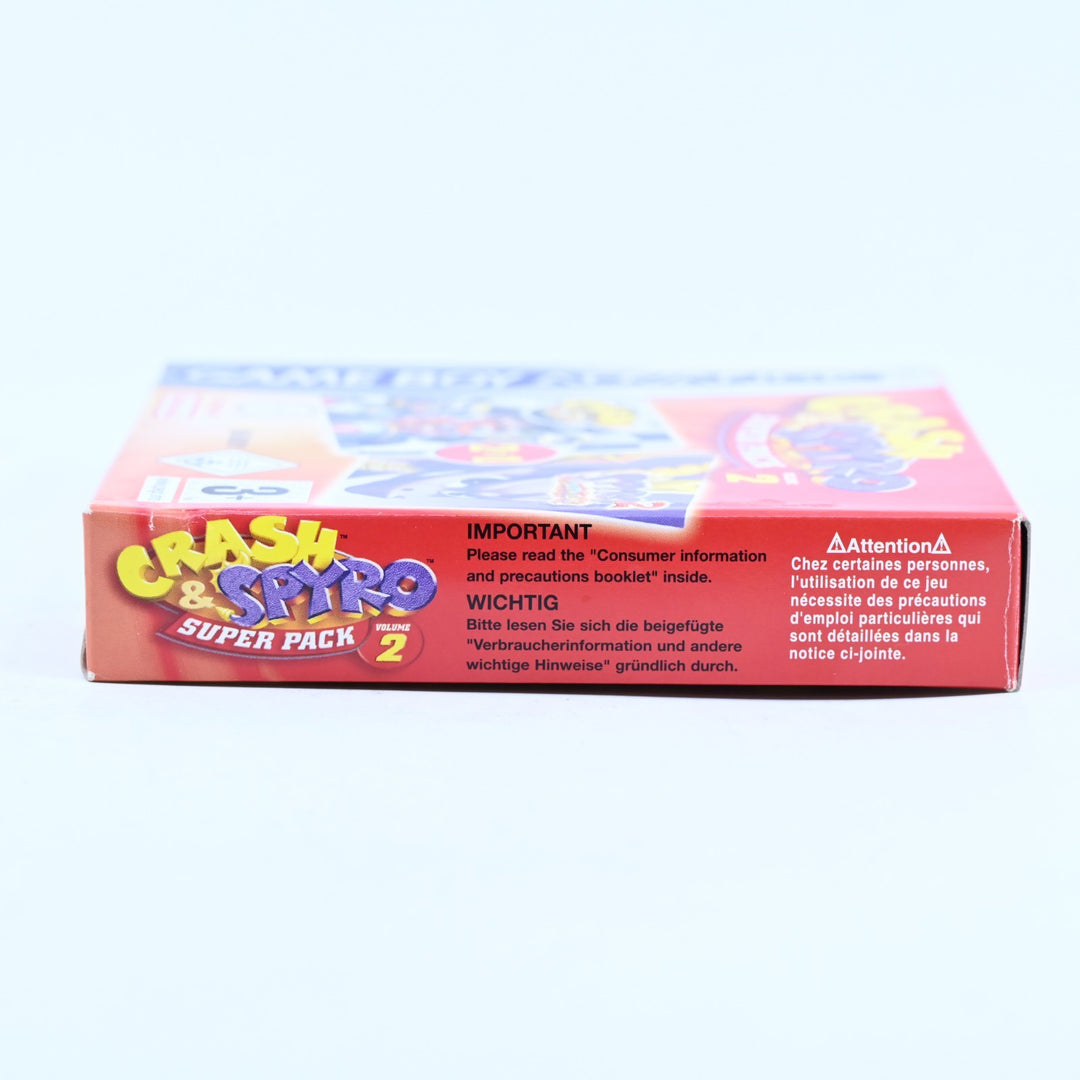 Crash & Spyro Super Pack Volume 2 - Nintendo Gameboy Advance / GBA Boxed Game