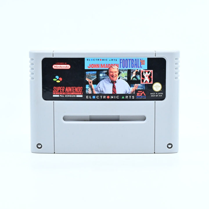 John Madden Football '93 - Super Nintendo / SNES Game - PAL - FREE POST!