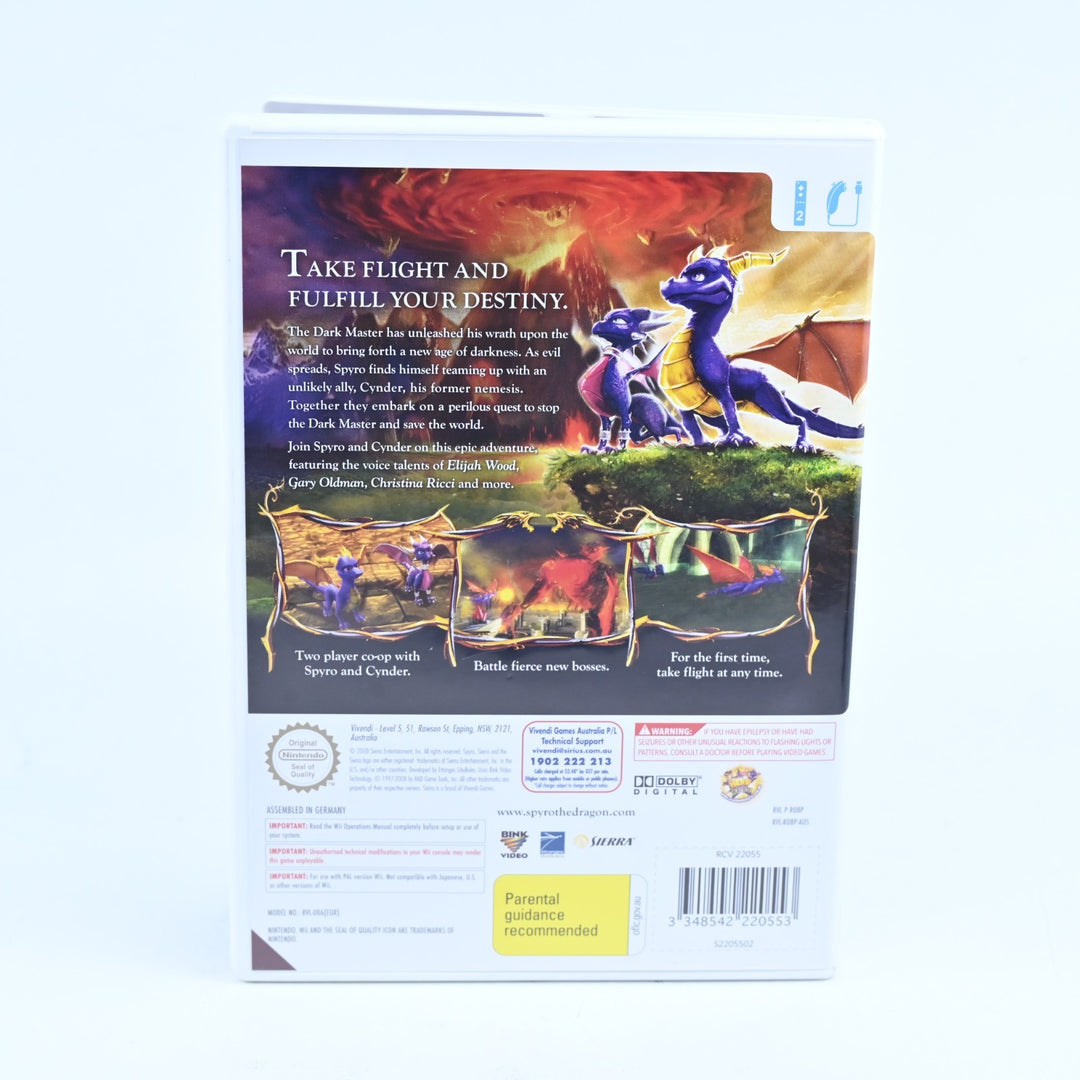 The Legend of Spyro: Dawn of the Dragon - Nintendo Wii Game + Manual - PAL