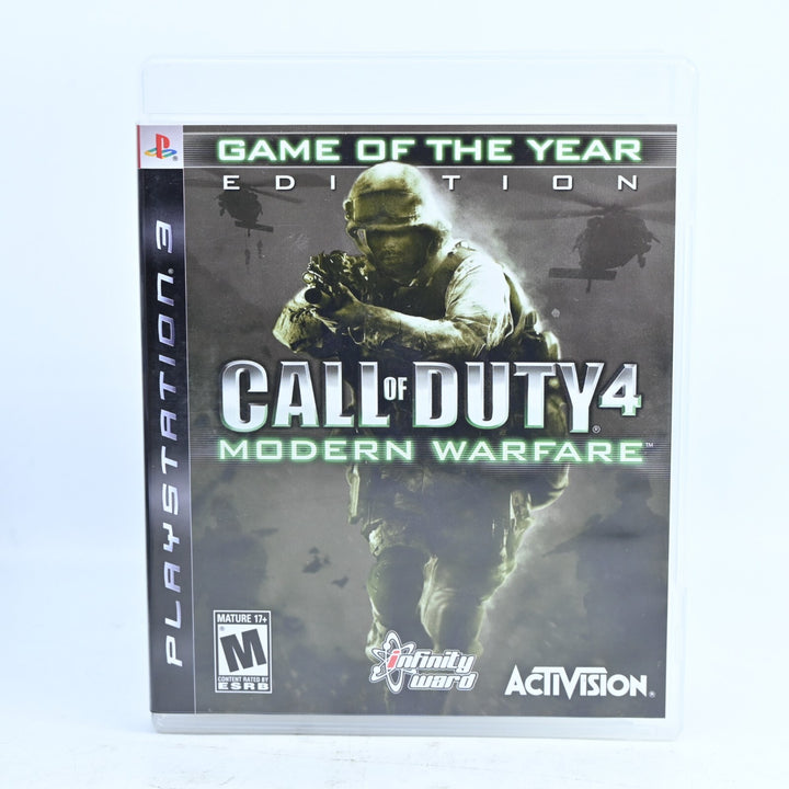 Call of Duty 4: Modern Warfare GOTY Edition - Sony Playstation 3 / PS3 Game