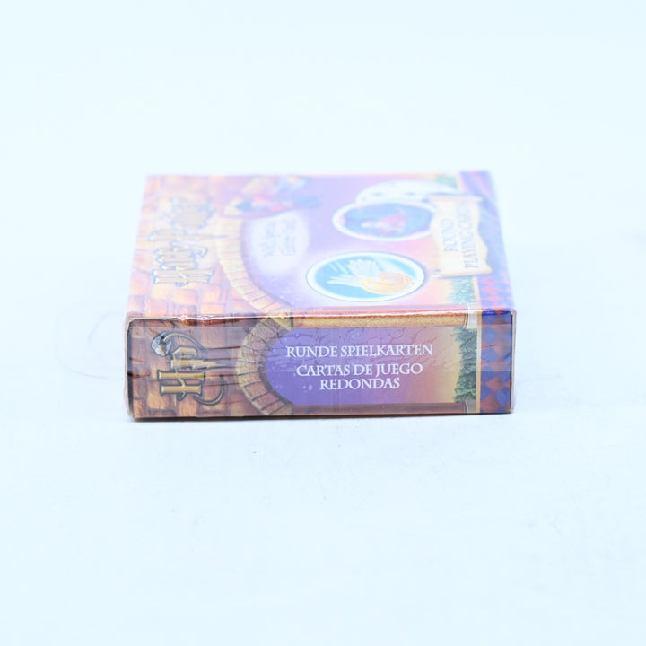 SEALED! Harry Potter Round Playing Cards - With Special Glitter Card - Toy