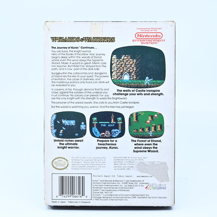 Wizards & Warriors - Nintendo Entertainment System / NES Boxed Game - PAL
