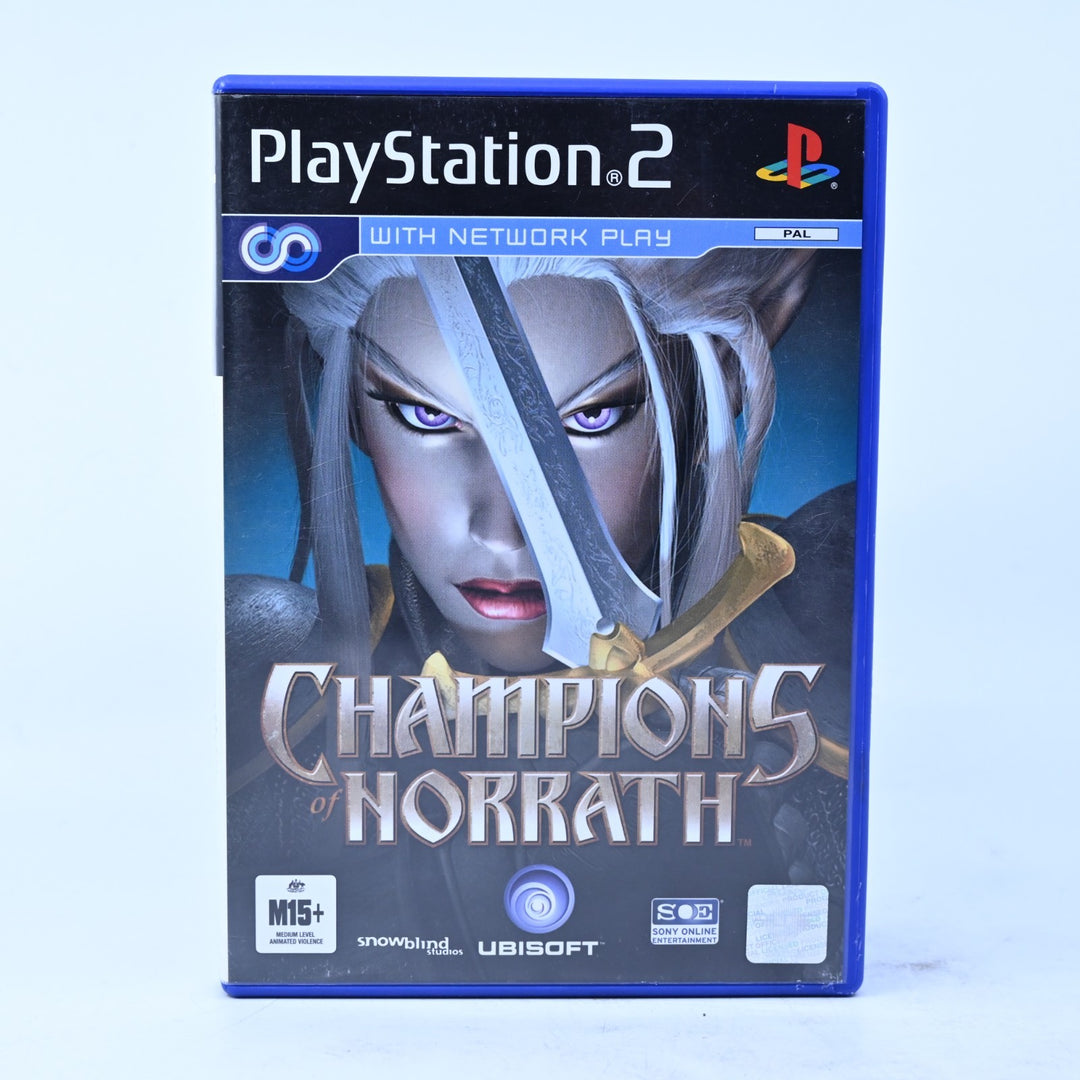 Champions Of Norrath - Sony Playstation 2 / PS2 Game + Manual - PAL - MINT DISC!