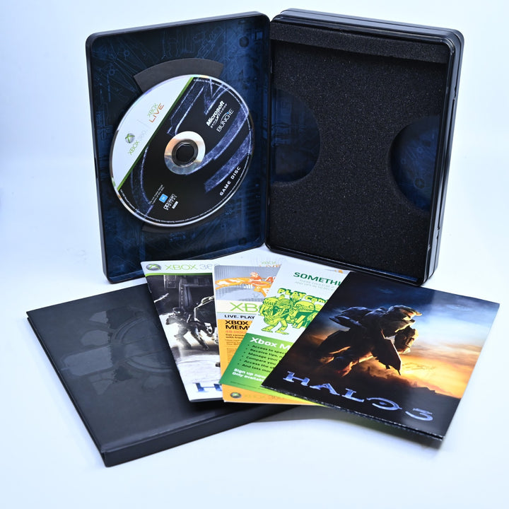 Halo 3 Limited Edition Steelbook - Xbox 360 Game + Manual - PAL - MINT DISC!