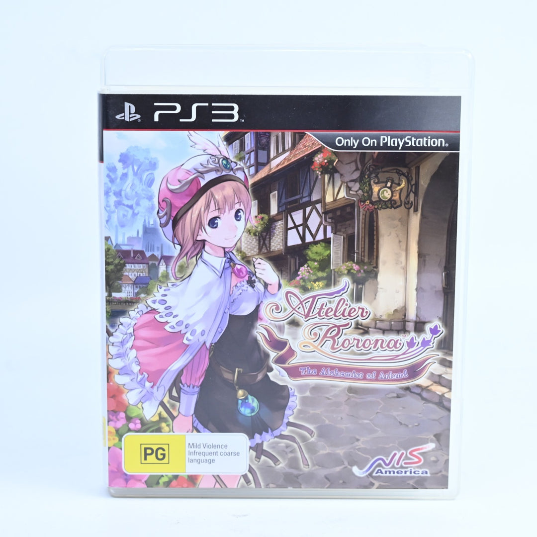 Atelier Rorona: The Alchemist Of Arland - PS3 Game + Manual - FREE POST!