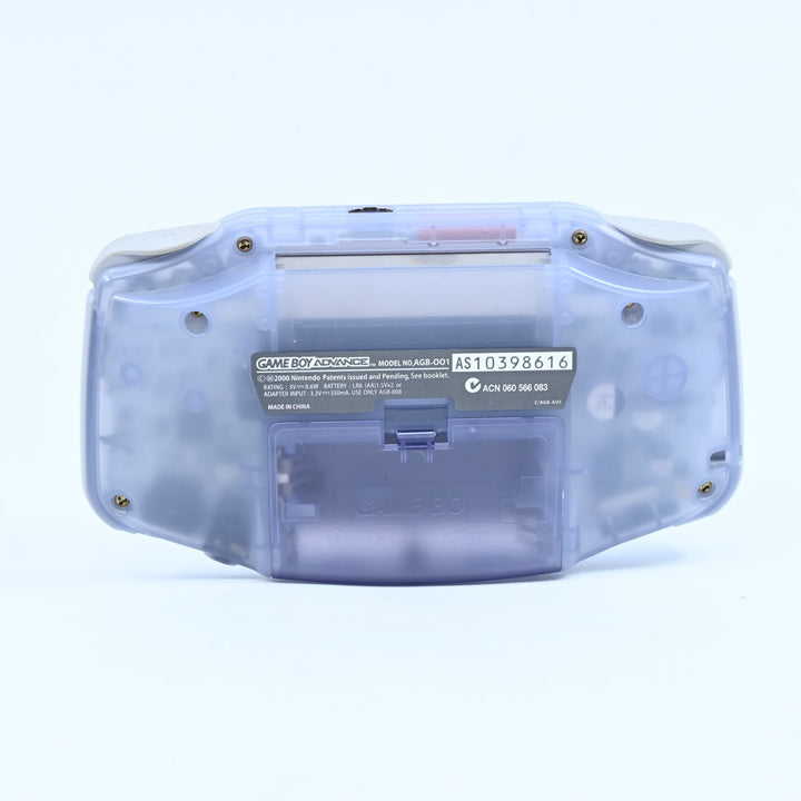 AGB-001 - Glacier - Nintendo Gameboy Advance Console - FREE POST!