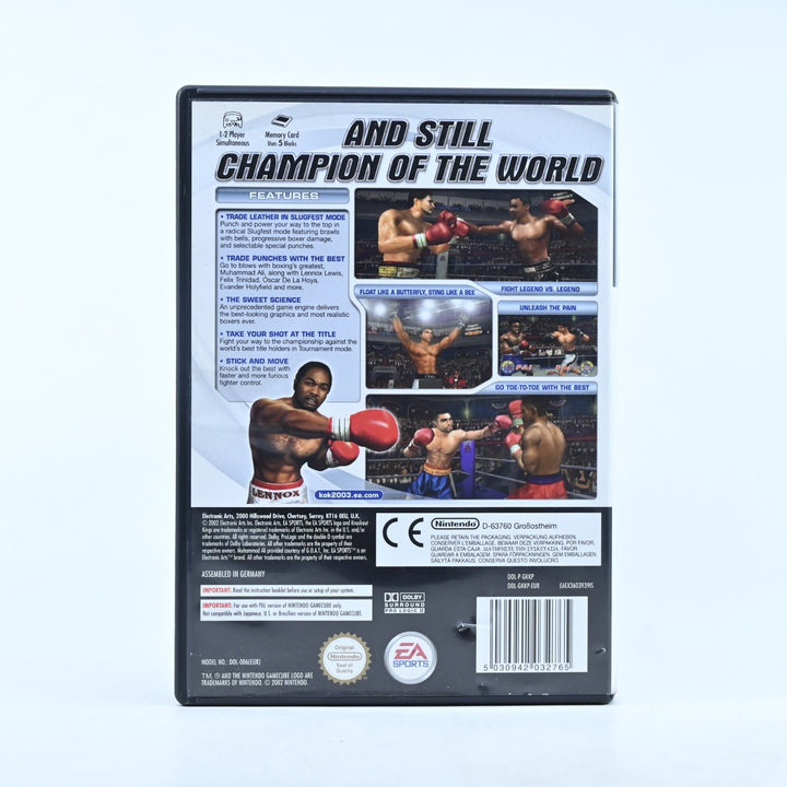 Knockout Kings 2003 - Nintendo Gamecube Game + Manual - PAL - FREE POST!