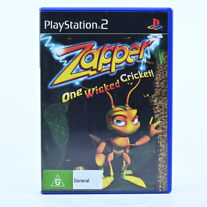 Zapper: One Wicked Cricket! - Sony Playstation 2 / PS2 Game + Manual - PAL