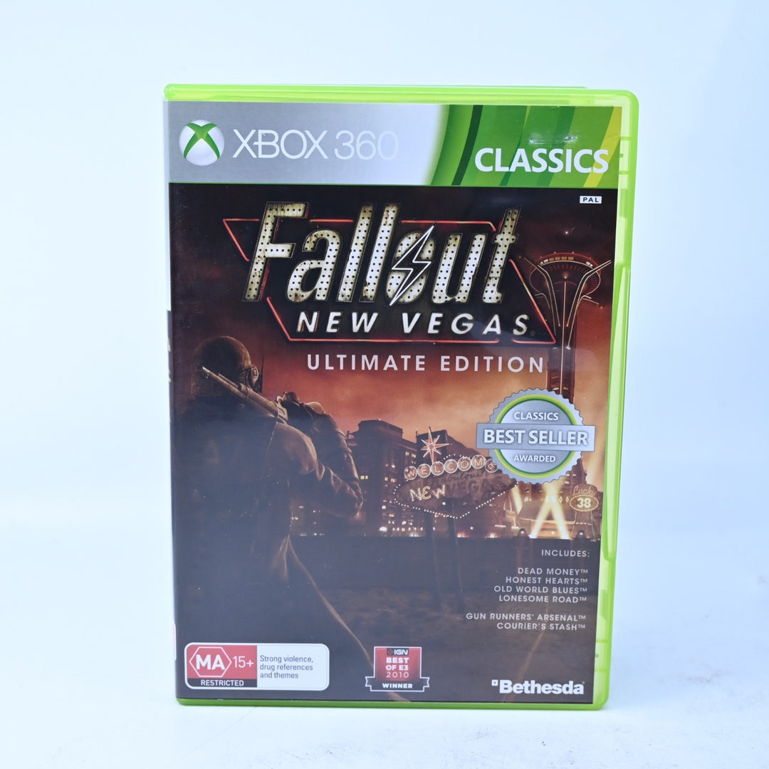 Fallout: New Vegas - Ultimate Edition - Xbox 360 Game + Manual - MINT DISC!