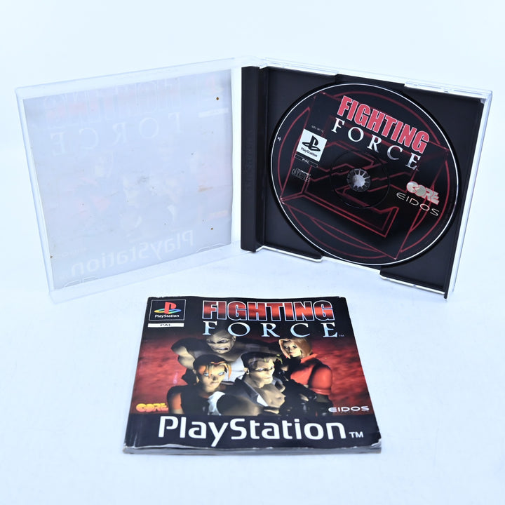 Fighting Force - Sony Playstation 1 / PS1 Game + Manual - PAL - MINT DISC!