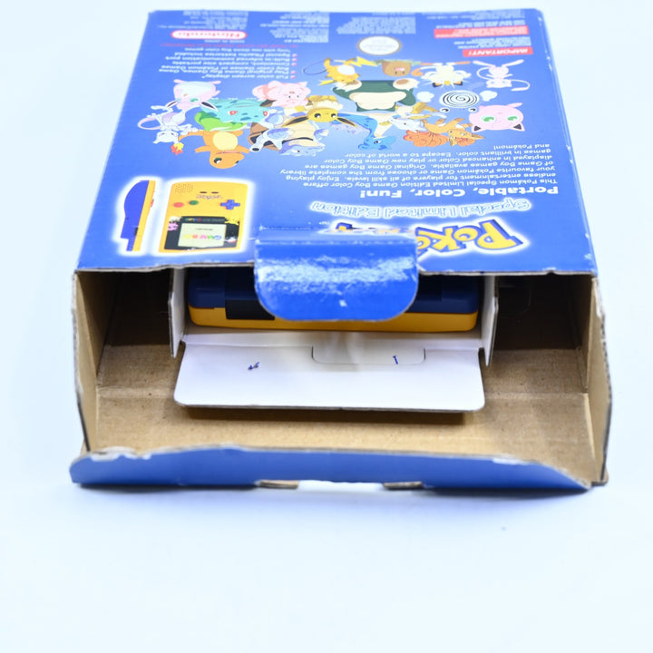 Pokemon Limited Pikachu Edition Boxed Console - Nintendo Gameboy Color Console