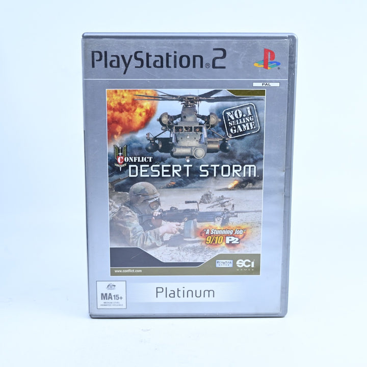 Conflict: Desert Storm - Sony Playstation 2 / PS2 Game + Manual - PAL