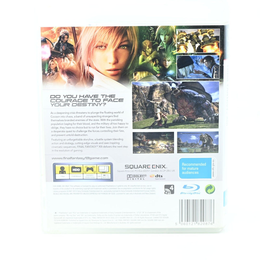 Final Fantasy XIII - Sony Playstation 3 / PS3 Game + Manual - FREE POST!