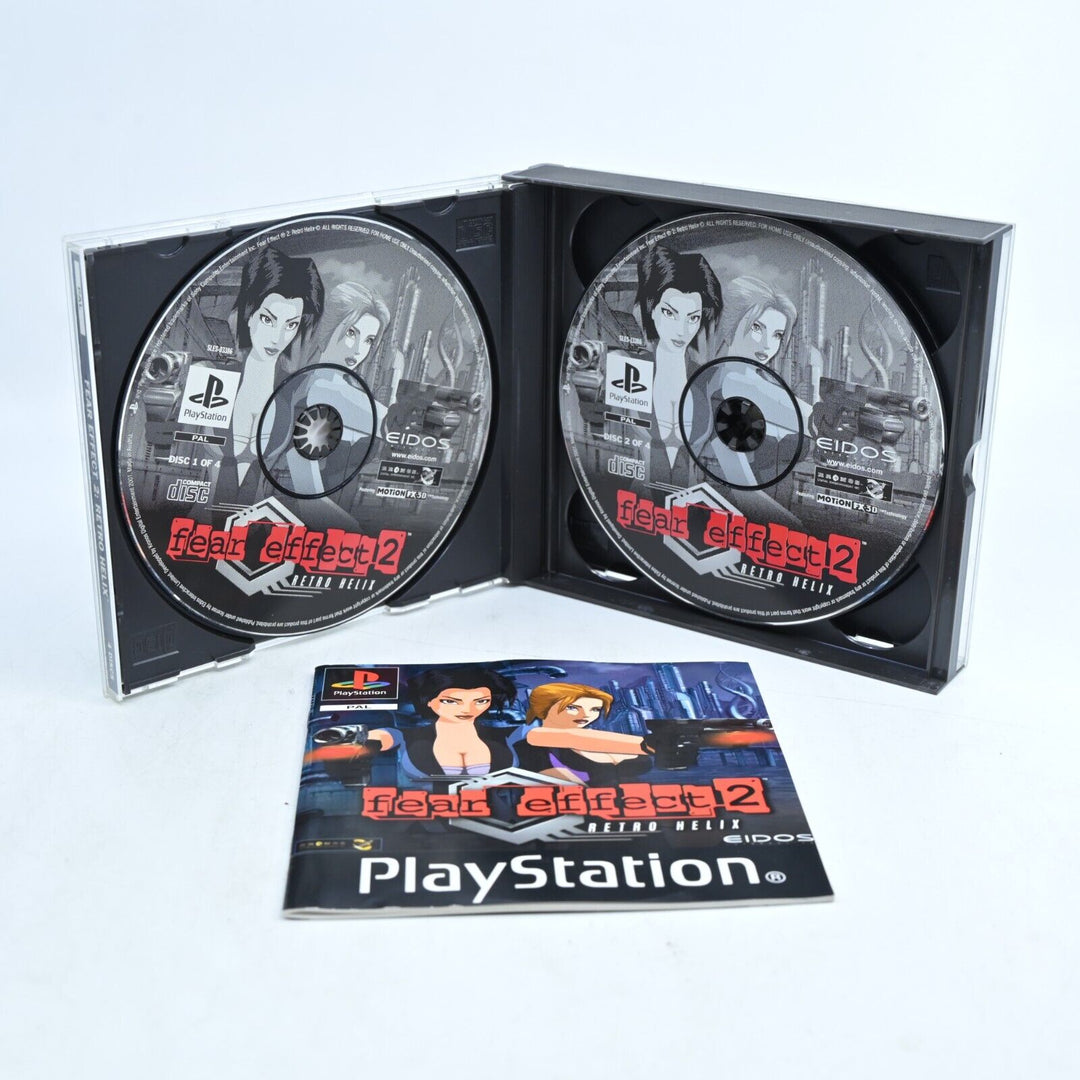 Fear Effect 2: Retro Helix - Sony Playstation 1 / PS1 Game + Manual - MINT DISCS