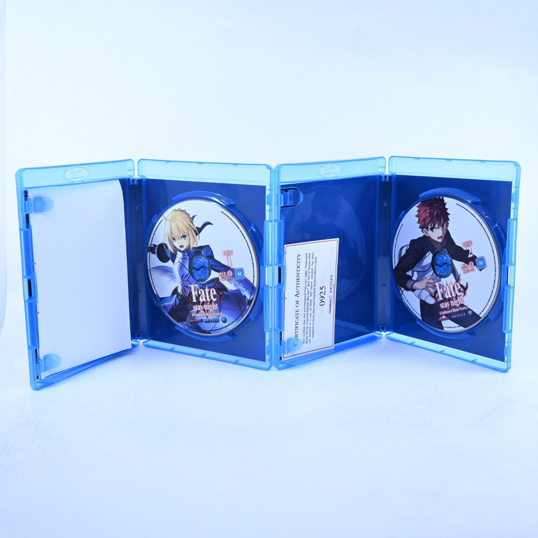 Fate/Stay Night [Unlimited Blade Works] I + II (SEALED) - AUS PAL - Blu-ray