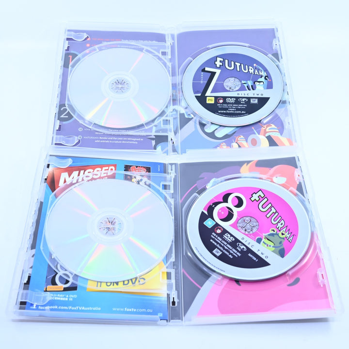 Futurama - Complete Series Seasons 1-8 + 4 Movies - Regions 1&4 - DVD