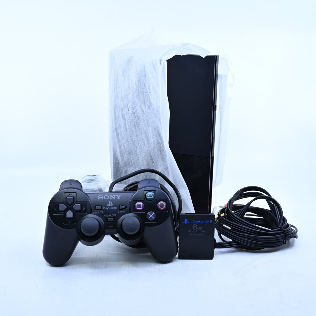 Charcoal Black - PS2 Slim Boxed Console - SCPH-90002 - AUS PAL - FREE POST