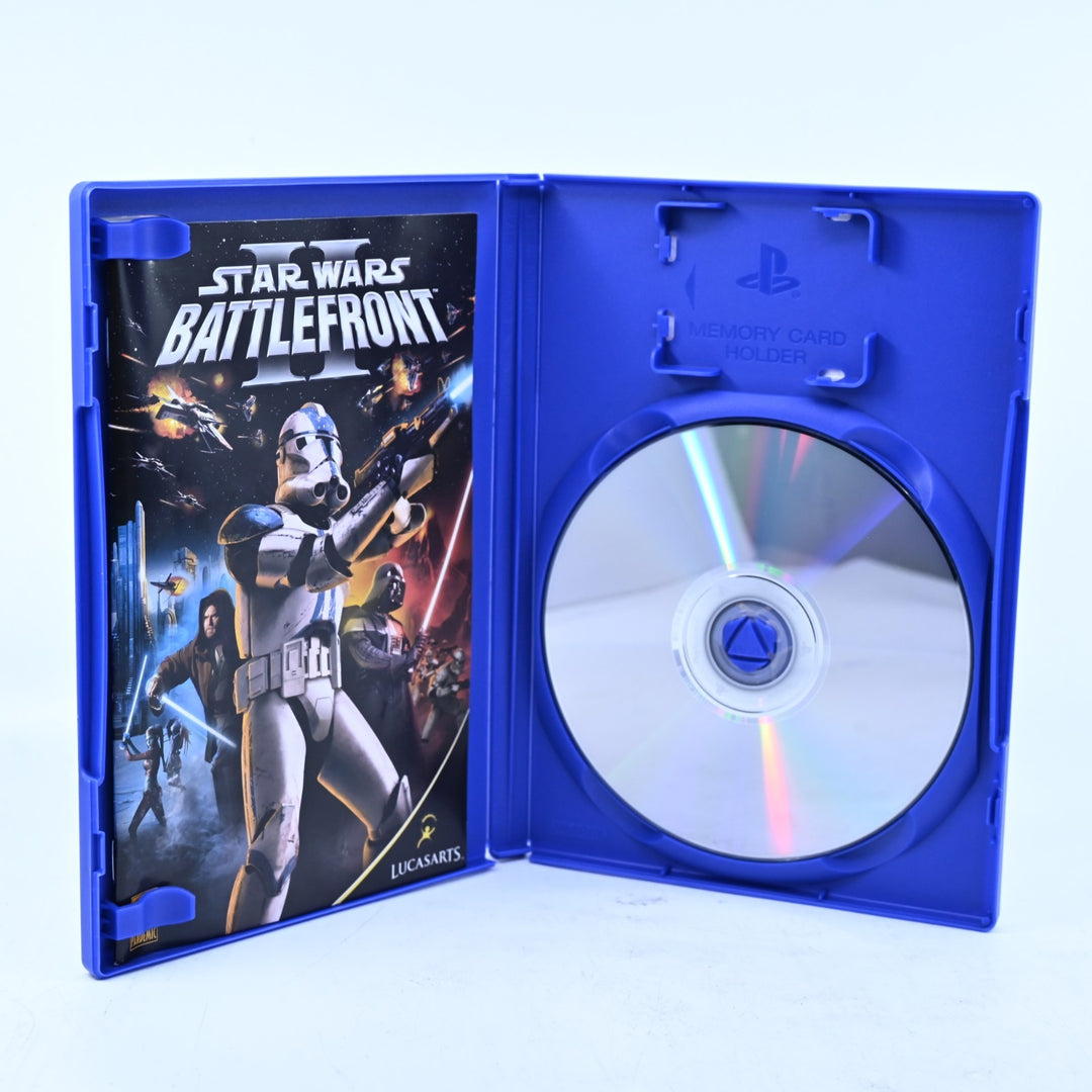 Star Wars Battlefront II - Sony Playstation 2 / PS2 Game + Manual - PAL