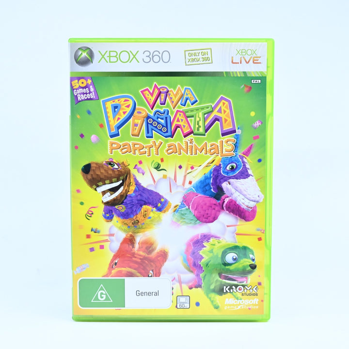 Viva Pinata: Party Animals - Xbox 360 Game + Manual - PAL - MINT DISC!