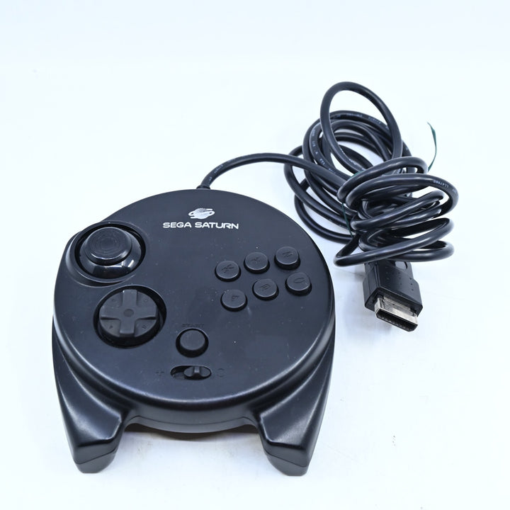 Black Controller - Sega Saturn Accessory - PAL - FREE POST!