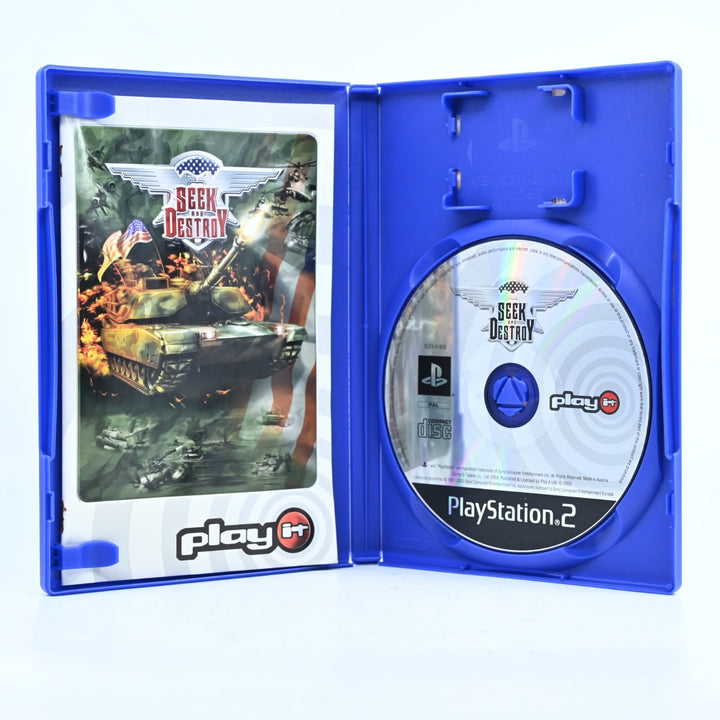 Seek and Destroy - Sony Playstation 2 / PS2 Game + Manual - PAL - MINT DISC!
