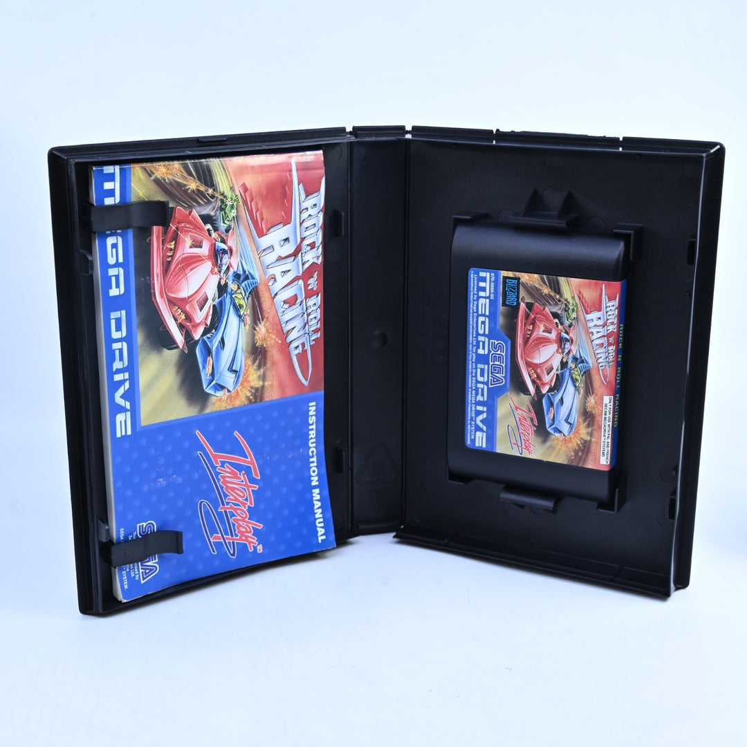 Rock N Roll Racing - Sega Mega Drive Game + Manual - PAL - FREE POST!