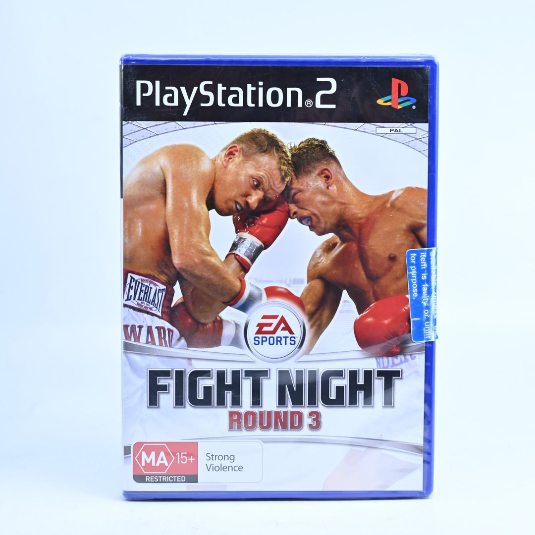 EA Sports: Fight Night Round 3 - SEALED! - PS2 Game + Manual - PAL