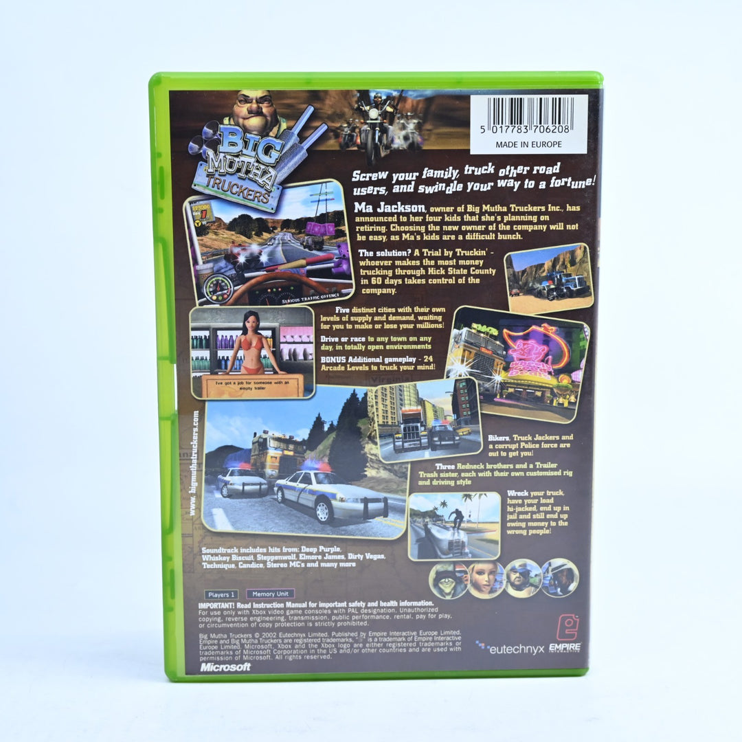 Big Mutha Truckers - Original Xbox Game + Manual - PAL - MINT DISC!