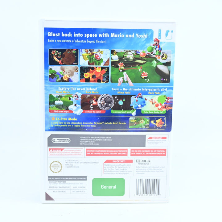 Super Mario Galaxy 2 + Tutorial Disc - Nintendo Wii Game + Manual - PAL