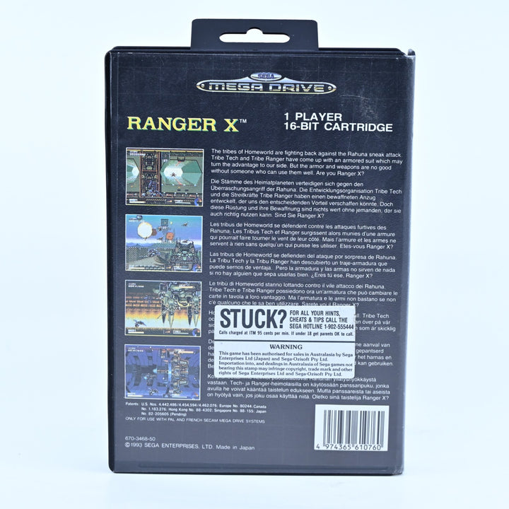 Ranger X - Sega Mega Drive Game + Manual - PAL - FREE POST!