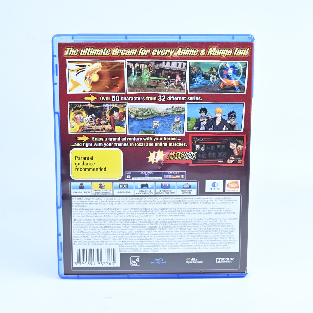 J-Star Victory VS+ - Sony Playstation 4 / PS4 Game - FREE POST!