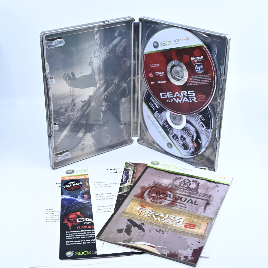 Gears of War Limited Collector's Edition - Xbox 360 Game + Manual - PAL