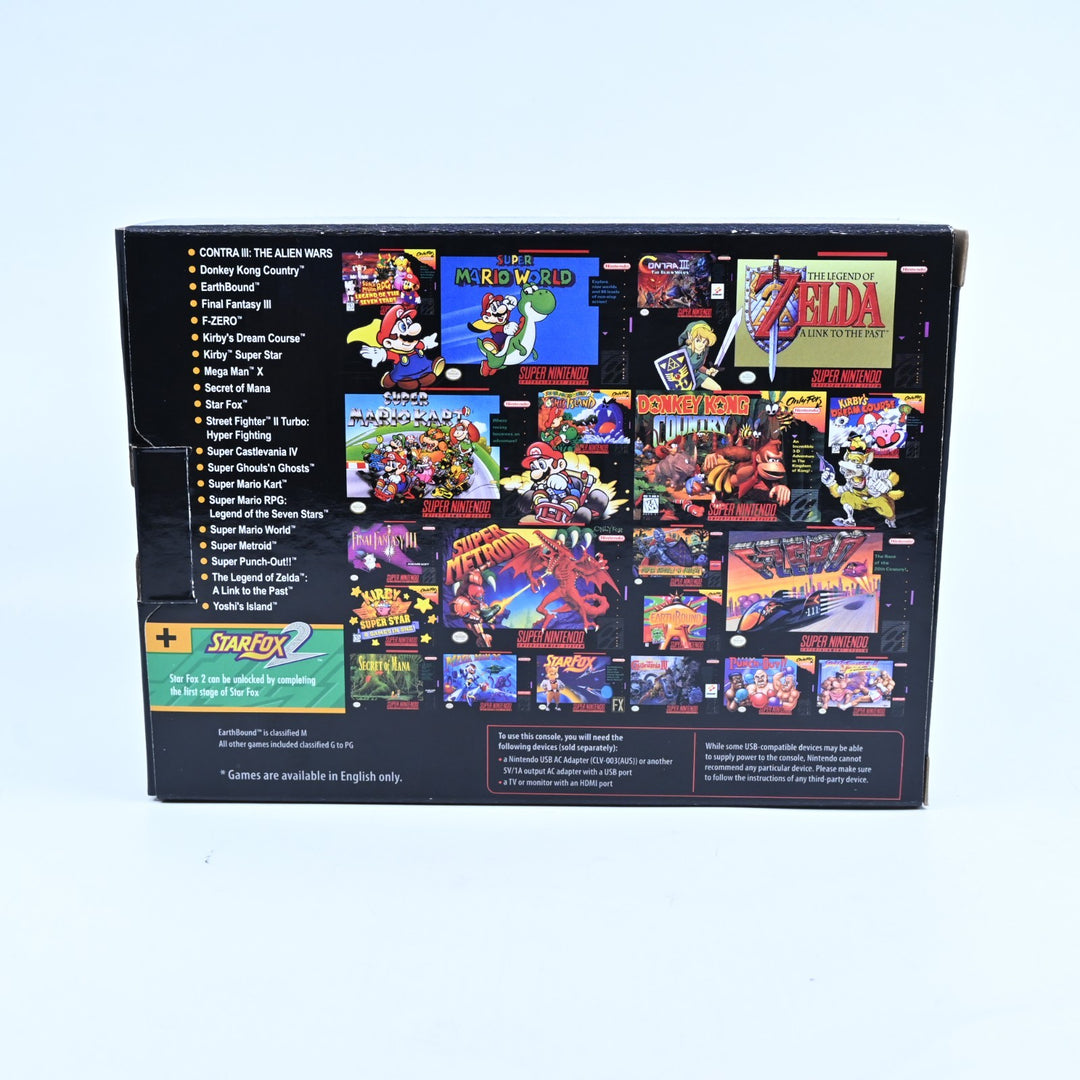 AS NEW! SNES Classic Mini - Super Nintendo / SNES Boxed Console - FREE POST!