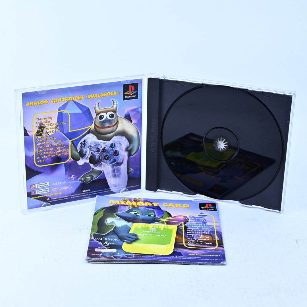 Spyro: Year of the Dragon - Sony Playstation 1 / PS1 Game + Manual - PAL