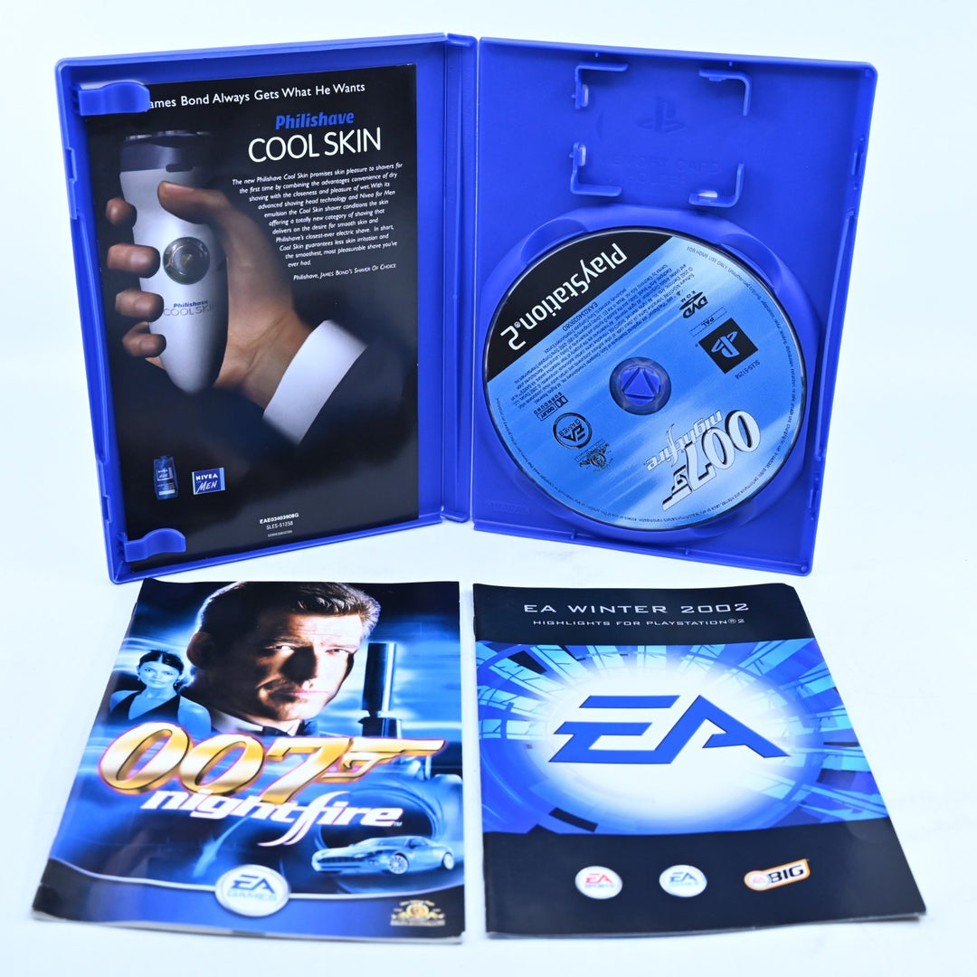 James Bond 007: Nightfire - Sony Playstation 2 / PS2 Game + Manual - PAL