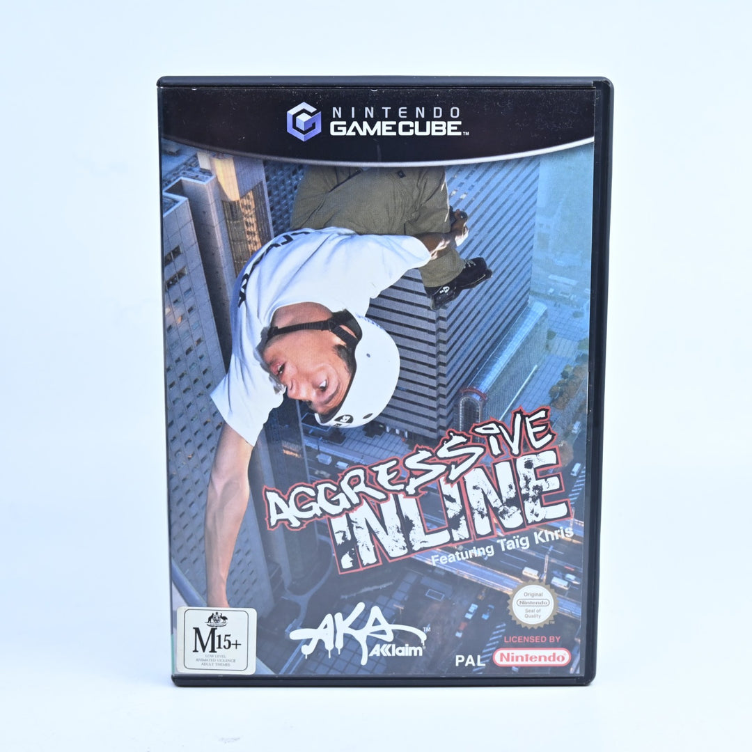 Aggressive Inline - Nintendo Gamecube Game + Manual - PAL - FREE POST!