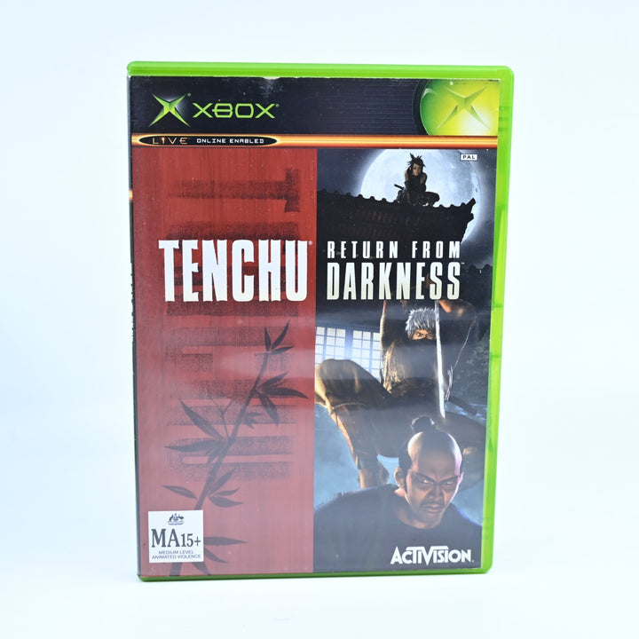 Tenchu: Return from Darkness - Original Xbox Game + Manual - PAL - MINT DISC!