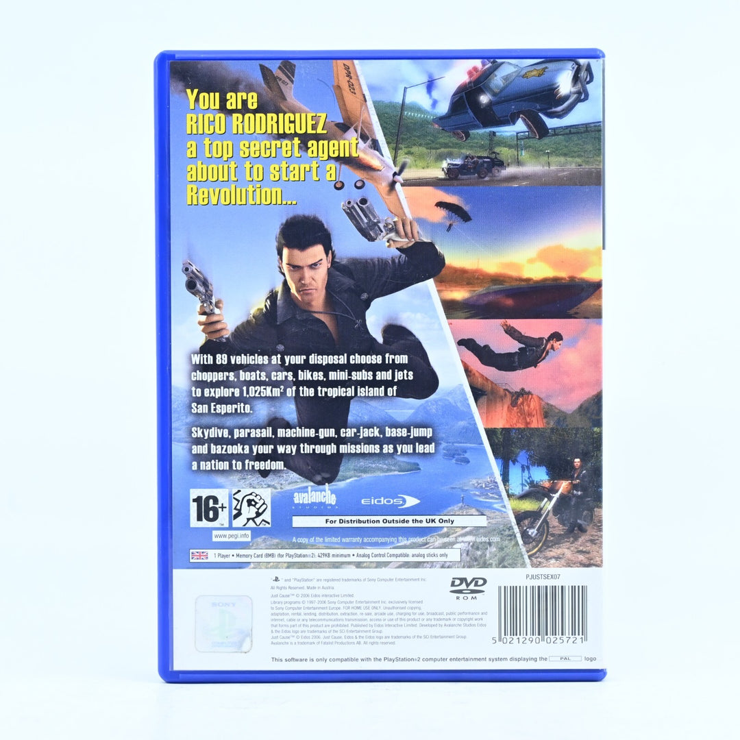 Just Cause - Sony Playstation 2 / PS2 Game + Manual - PAL - MINT DISC!