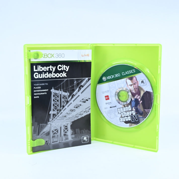 Grand Theft Auto IV 4 - Xbox 360 Game + Manual - No Map - PAL - MINT DISC!