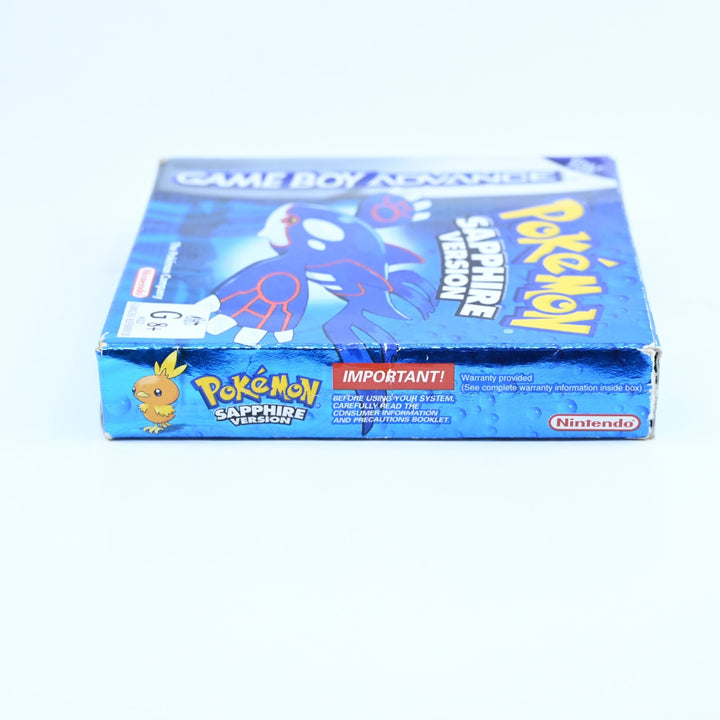 Pokemon Sapphire Version - Nintendo Gameboy Advance / GBA Boxed Game - PAL