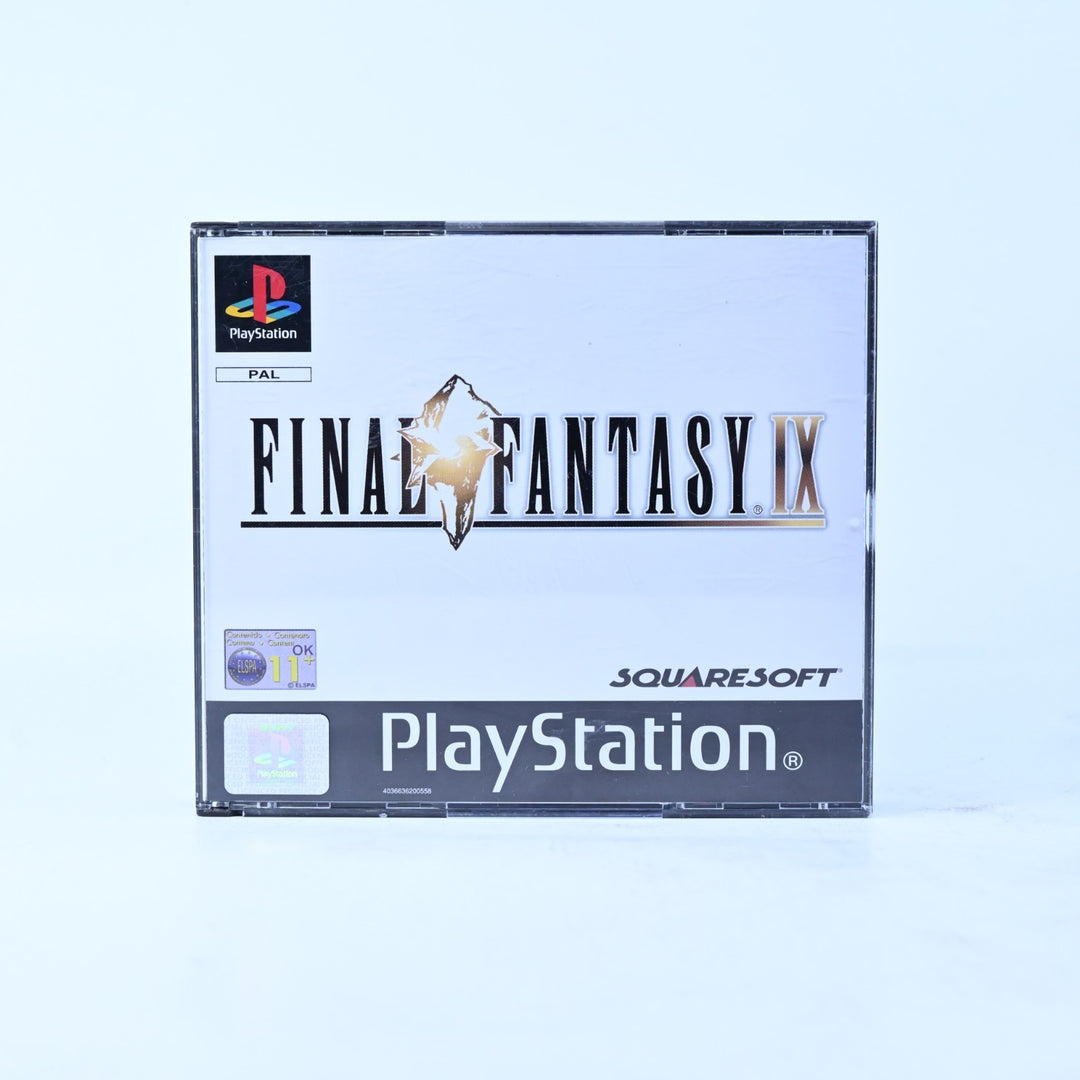 Final Fantasy IX - Sony Playstation 1 / PS1 Game + Manual - PAL - MINT DISC!