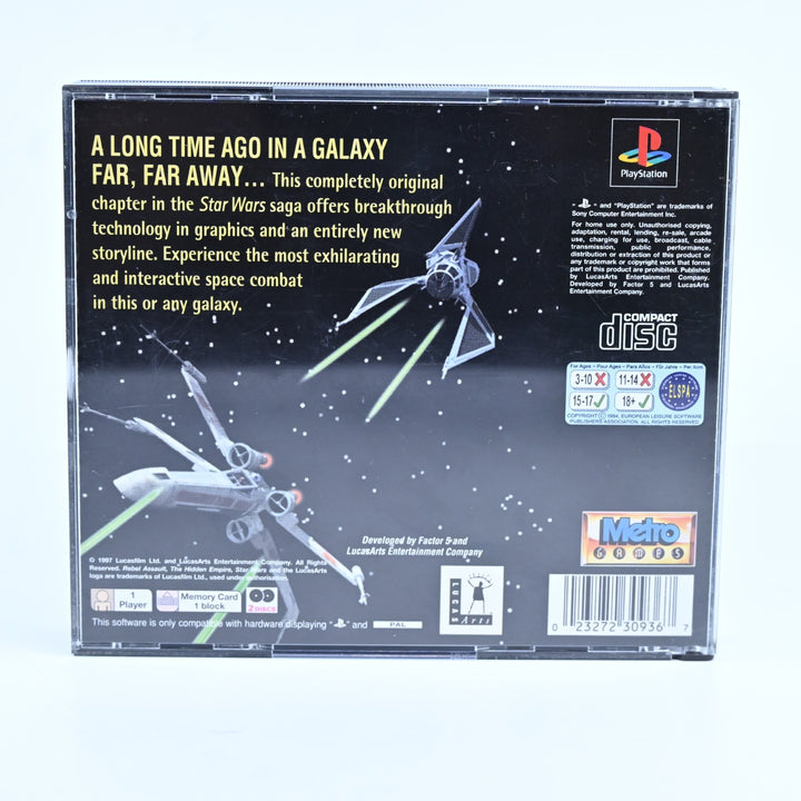 Star Wars: Rebel Assault II Hidden Empire - PS1 Game - No Manual - PAL