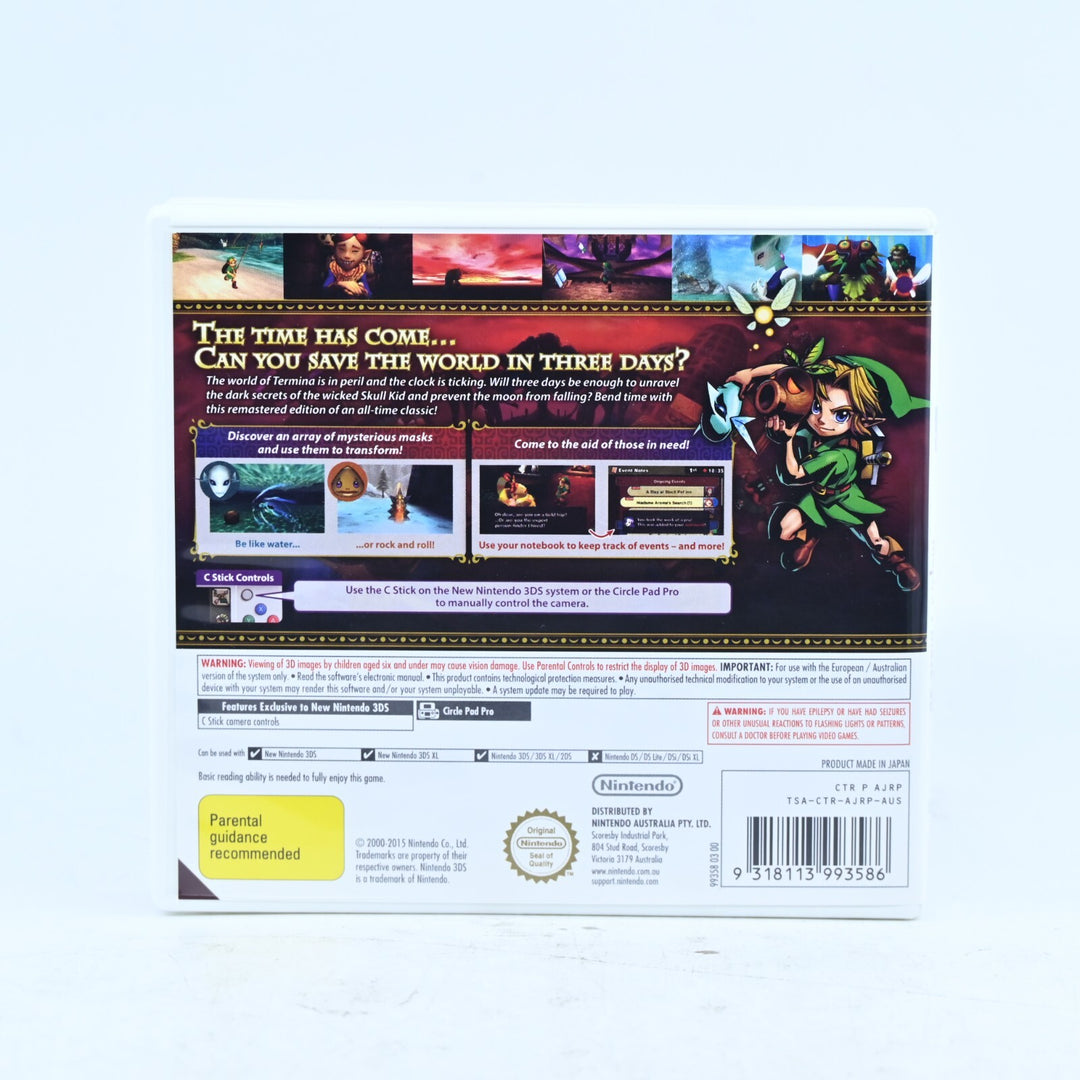 Legend of Zelda: Majora's Mask 3D Special Edition - Nintendo 3DS Game - PAL