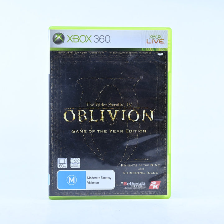 The Elder Scrolls IV: Oblivion - GOTY Edition - Xbox 360 Game + Manual - PAL