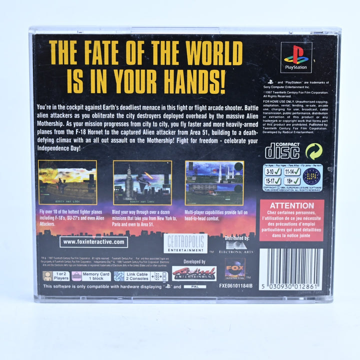 Independence Day - Sony Playstation 1 / PS1 Game + Manual - PAL  - MINT DISC!