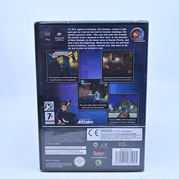 Carmen Sandiego: The Secret of the Stolen Drums - SEALED - Gamecube Game