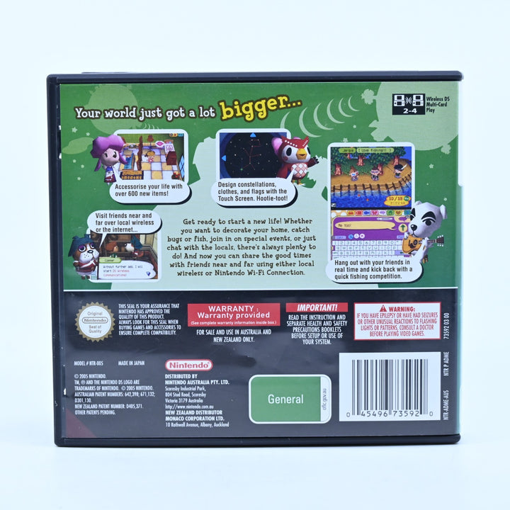 Animal Crossing: Wild World - Nintendo DS Game - PAL + Manual - FREE POST!