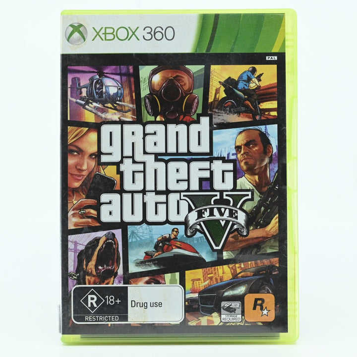 Grand Theft Auto V - No Map - Xbox 360 Game - PAL - FREE POST!