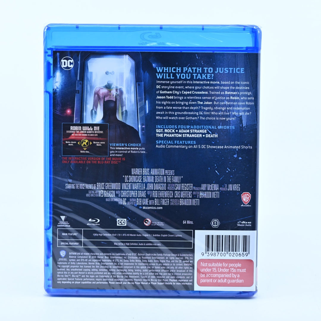 SEALED! Batman: Death in the Family - Interactive Movie - Region B - Blu-ray